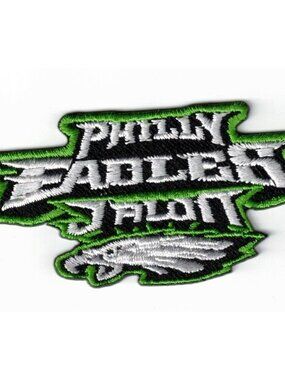 Philadelphia  Eagles JAWN 1.5x3in Embroidered Iron / Sew-On Patch